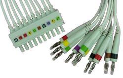 MAIN CABLE 3 LEADS 12 pins WITHOUT LEADWIRE ML5210 SCHILLER