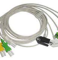3-Lead Tru-Link Ultraview comp. Shielded ECG Cable (detachable leads) R, N, L.