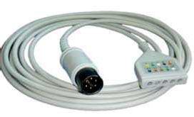 ML7093 Lifelink safty ECG trunk cable, 3-lead, 9ft,