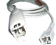 One piece cable with leadwires, 3-Lead monitoring IEC 8pin,