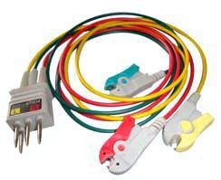 piece ECG cable with leadwire, 3-lead, IEC,