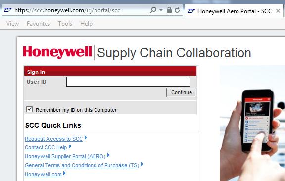 How does a Supplier obtain access to the portal? Go to: scc.honeywell.