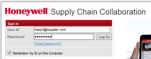 How does a Supplier log into the portal?
