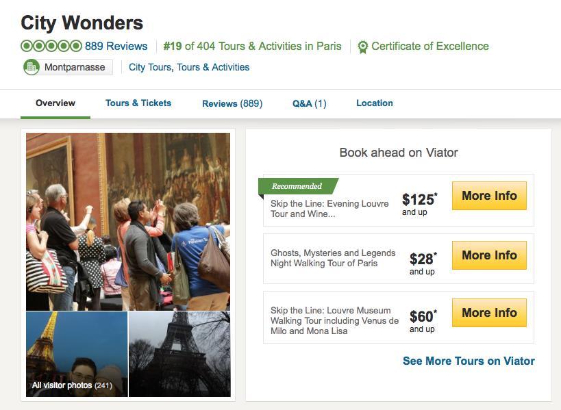 TripAdvisor: Direct Booking for Tours and