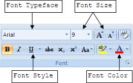 temporarily displays any changes to a selected object or selected text in the document without actually changing it. THE MINI TOOLBAR Another new feature in Word 2007 is the Mini Toolbar.