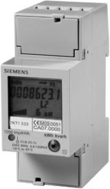 Measuring Devices and E-counters E-counters PAC1500 single-phase counters, 7KT1 14, 7KT1 53 Overview PAC1500 single-phase E-counters: left: Digital 7KT1 53 e-counter right: E-counters for active