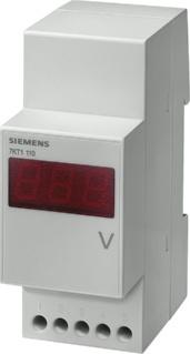 Measuring Devices and E-counters Digital volt- and ammeters 7KT1 11, 7KT1 12 measuring devices Siemens AG 2011 Overview These devices for measuring voltages and currents can be used for monitoring