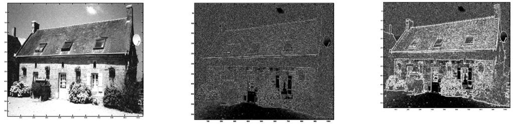 Edge detection Original noisy image After Laplacian filtering After Prewitt