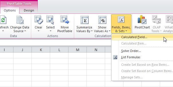 1.3.1. Calculated Field A calculated field uses the values from another field (e.g. create a formula using other indicators).