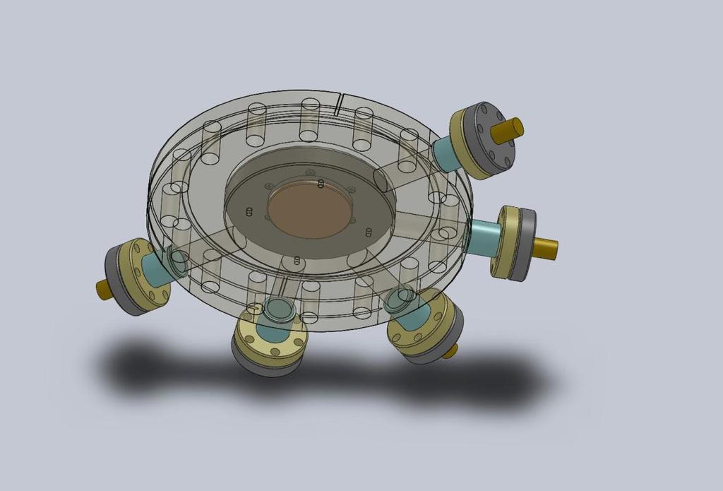 6 Con-flat flange: (Side Feedthroughs)