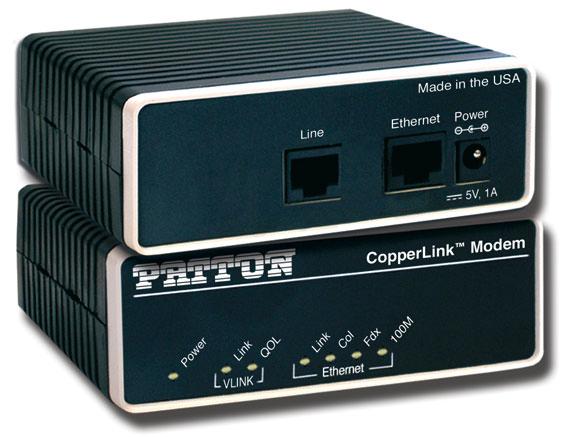 CONNECTIVITY: LAN PRODUCTS Connectivity Overcome the distance limitations of Ethernet with the Patton Model 2158 CopperLink Ethernet Extender.