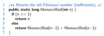 COMPUTING FIBONACCI NUMBERS Fibonacci numbers are defined recursively: F 0 = 0 F 1 = 1 F i = F i-1 + F i-2 for i > 1.