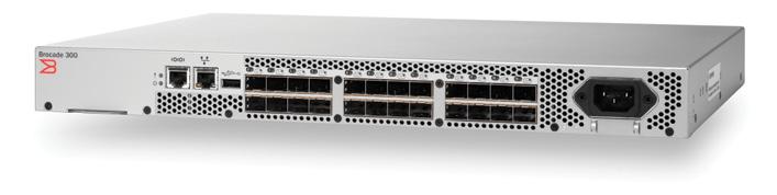 DATA SHEET Brocade 300 Switch Highlights Provides an affordable, flexible foundation for entry-level SANs, and an edge switch for core-to-edge SAN environments Delivers up to 24 ports of 8 Gbps