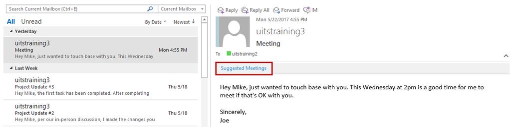 6. The names will be added to your meeting. Click Send to email the calendar invite to the attendees.
