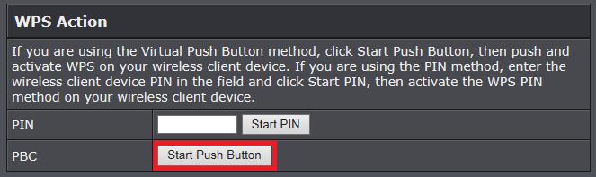 PBC (Software/Virtual Push Button) Advanced > Wireless (2.