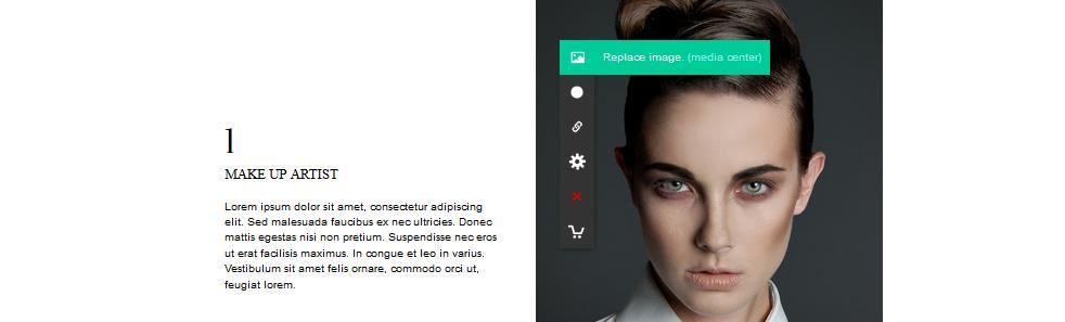 The same menu lets you edit the appearance of your image: add