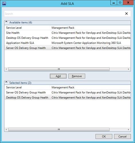 7. Repeat step 6 for Server OS Delivery Group Health. 8.