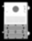 teleloop symbol, grey 41104.02 As above, slate grey 41104.03 As above, white 41118.