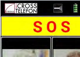 7. Missed calls When you miss a call, the icross TELEFON logo