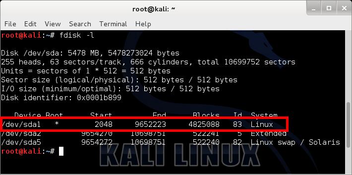 That is, we first need to mount the Lubuntu partition within the Kali Linux filesystem, then make some changes to the files responsible for handling login data like usernames and passwords.