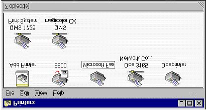 Setting up the client (PC) The first step is to install the Océ Windows driver on your client. Note: When you are using a Windows 2000 client, the procedure may differ from the following description.