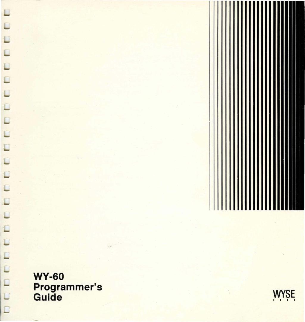 WY-60 Programmer's