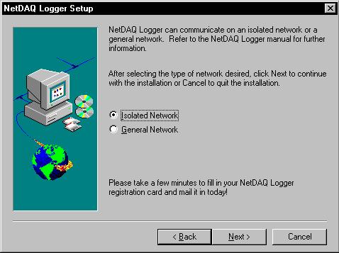 Software Installation Hydra Logger Installation NetDAQ Logger Installation 4 Hydra Logger software Installation 1. Insert disk #1. From the Start menu in Windows (or Program Manager in Windows 3.