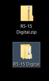 I suggest choosing the default. This puts the new file by the old one. It will take a few moments to extract and create the new folder. 4.