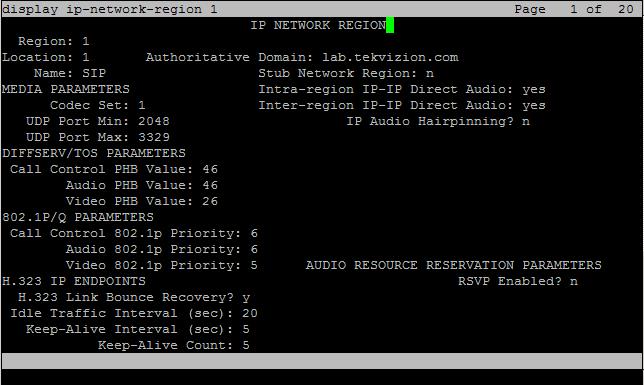 4.2.4 IP Codecs The change ip-codec-set command is used for assigning the proper codecs.