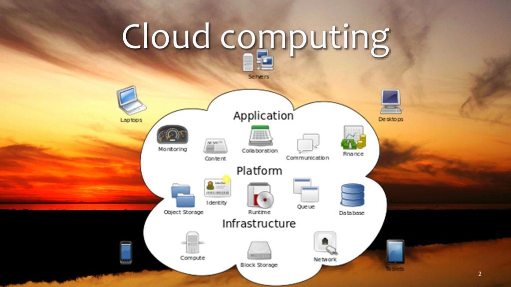 Cloud computing is the delivery of computing as a service rather than a product.