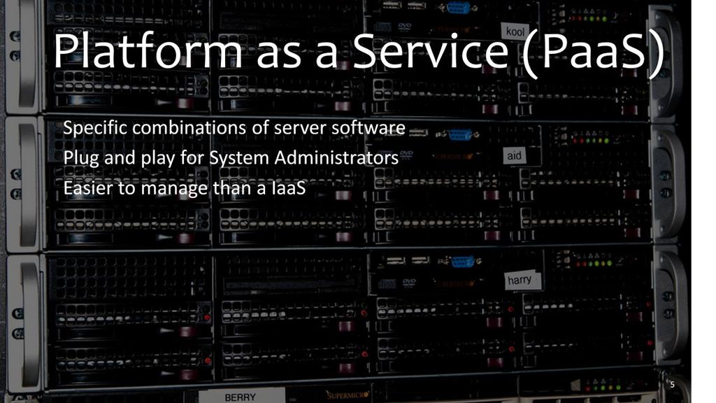 In the PaaS model, cloud providers deliver a computing platform and/or solution stack which typically includes operating system, programming language execution environment, database, and web server.