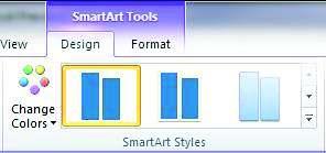 On the Insert tab, in the Illustrations group, click SmartArt. 2. In the Choose a SmartArt Graphic dialog box, click the type and layout that you want. 3.
