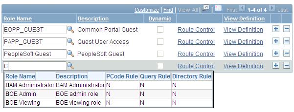Chapter 3 Retrieving Data Using Keys, Search Pages, and PeopleSoft Search Technology Prompt Fields All prompt fields are autocomplete capable.