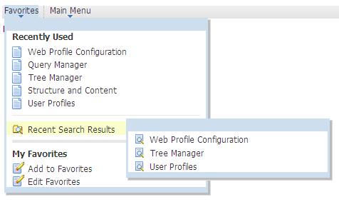 Retrieving Data Using Keys, Search Pages, and PeopleSoft Search Technology Chapter 3 Accessing Search Results From the Recent Search Results Menu To access the Recent Search Results menu, from the