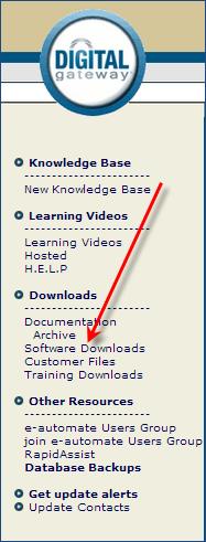 3 Once you have successfully logged into the Customer Resource Center, on the left hand side, locate and click on the