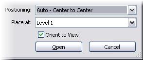The following table describes the options you can select from the Positioning list in the Import/Link CAD Formats dialog box.