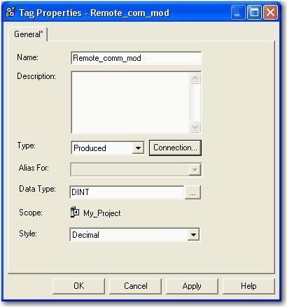 Edit Tag Properties. The Tag Properties dialog box appears. 3.