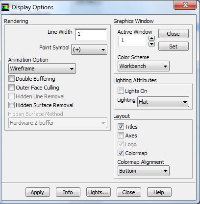 In Graphics and Animations, under Graphics double click on Vectors. Set the scale to 0.5 and press display. The colormap can be moved for better visual representation.