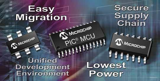 The Most Popular 8-bit Microcontrollers See what makes Microchip the most popular choice for embedded designers: Broad portfolio of more than 325 8-bit PIC microcontrollers Easy migration with pin