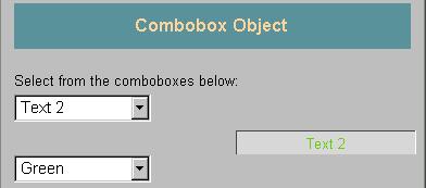 To look at the ItemSelected property for this Combobox display element, first click the Events tab, and then click ItemSelected. The action is defined in a script, Figure 183.