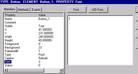 Properties Dialog Section 5 Display Services Configuration Properties Category Tabs Caption Properties Definition Window Properties List Figure 40.