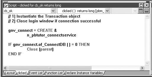 Modify the connection information Do not type the ampersand (&) if you combine the lines of the script into a single line.