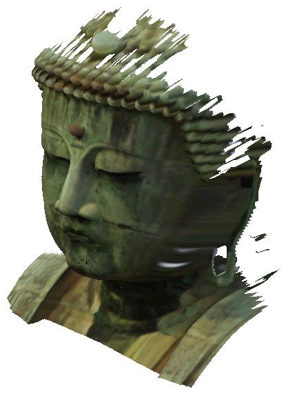 Using the proposed method, experiments of the texture mapping for the 3D geometric model of Great Buddha of Kamakura were carried out, and the usefulness of the proposed method was verified.