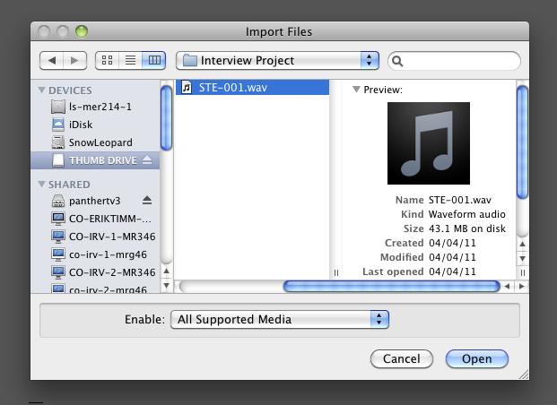 Opening Adobe Soundbooth & importing a sound file To open Adobe Soundbooth, go to Go on the menu bar. Select Applications. Scroll to and select Adobe Soundbooth.