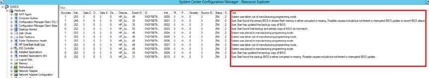 Figure 35 Configure Sure Start Baselines 4. Complete the procedure for steps 4 through 6 in Creating a policy. 10.7 Additional information Not all features are supported on all systems.