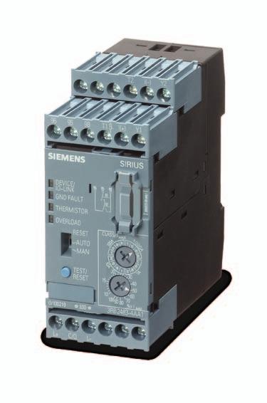 SIRIUS 3RB24 Solid-State Overload Relays with Complete Starter Functionality via IO-Link