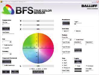 True Color sensor BFS 33M Color For distinguishing between the smallest of color nuances at the highest level The True Color sensor BFS 33M is in a completely different league to conventional RGB