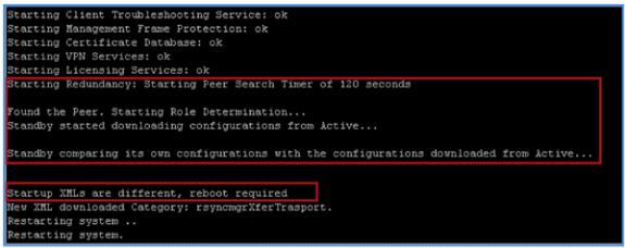 WLC 2 on first reboot after enabling SSO Note: Once SSO is enabled, the Standby WLC can be accessed via console connection, SSH/Telnet