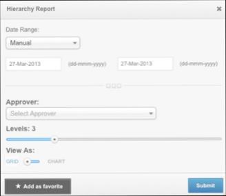 Reporting - Add a Favorite To add a favorite, select the report