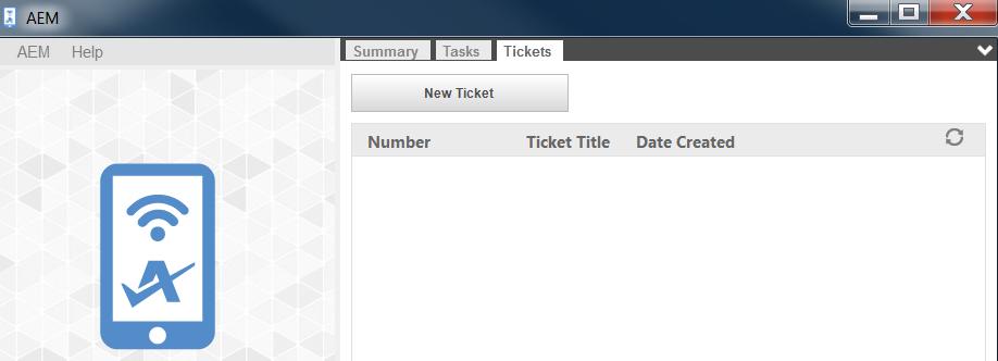 Create a Ticket in the Agent Browser In addition to the Web Portal, tickets can also be created in the Agent Browser.